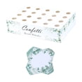 thumbnail image 2 of Conos de confeti y caja de soporte Bandeja decorativa Pétalos de flores secas Conos de confeti 20 hoyos verde, 2 of 9