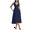 Navy, variant on Eternatastic Women's V-Neck Sleeveless Midi Dress for Wedding Guest, Graduation, Party Ladies Beach Sundress Dresses with Pockets