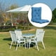 thumbnail image 4 of Cojín para tumbona, Cojín para mecedora, para jardín, sin lazos, Cojín para tumbona para patio, Cojín para respaldo de asiento, sillón reclinable Azul, 4 of 7