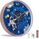 thumbnail image 2 of 8 Inch Silent Movement Kids Wall Clock, Non Ticking Children Round Wall Clock -CDSX, 2 of 3