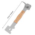 thumbnail image 3 of Beekeeping Equipment, Stainless Steel Hive Scraper Tool, Beekeeping Tool For Prying Out Frames Separating Hive Boxes, 3 of 8