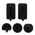 thumbnail image 4 of MasteelfCA 2Pcs Adhesive Hooks Wall Hooks Creative Storage Hook for Home Kitchen Bathroom, 4 of 8