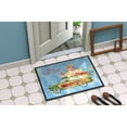 thumbnail image 2 of Carolines Treasures CK2415MAT Merry Christmas Schnauzer Door Mat Indoor Rug or Outdoor Welcome Mat 18x27 Doormat  27"L x, 2 of 4