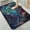 Colorful Nebula in Outer Space, variant on 1pc Pink and Blue Planets in Starry Space Bathroom Rug Bathroom Decor and Accessories- Durable,Anti Slip,And Quick Drying,Suitable For Indoor/outdoor Use - Perfect For Bathrooms,Bedrooms,Kitchens