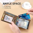 thumbnail image 2 of Billetera delgada con clip para billetes RUNBOX con bloqueo RFID para 11 tarjetas, 2 of 6