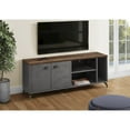 thumbnail image 4 of Monarch Specialties 60 in. L Tv Stand 2 Doors, 3 Shelves Faux Concrete Reclaimed Wood-Look, 4 of 4