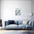 thumbnail image 2 of ZHONGYUTONG Heron Canvas Wall Art Coastal Bird Painting Prints Vintage Crane Pictures Egret Art Ocean Beach Animal Canvas Wall Decor for Bathroom Framed (12.00" x 18.00"), 2 of 5