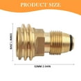 thumbnail image 3 of Kitchen faucet Heavy Duty Propane Tank Adapter Conversion Connector Leak Proof Design For Grills Camping & RV Use, 3 of 8