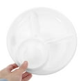 thumbnail image 3 of 1Pc Portion Control Plate, Divided Diet Plates Bariatric Diet Nutrition Plates Dessert Lunch Pasta Sauce Dish, 3 of 9