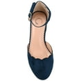 thumbnail image 5 of Journee Womens Edna Round Toe Low Block Heel Pumps, Widths Available, 5 of 10