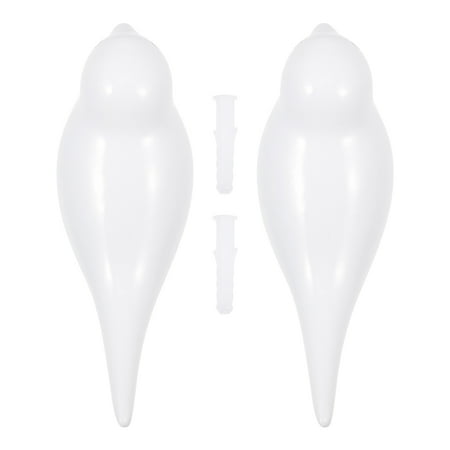 

2 Pcs Coat Hook Keychain for Keys Wall Mounted Clothes Rack Holder Hanging Hooks Office Child