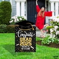 thumbnail image 6 of KatchOn, Congrats Grad Yard Sign - 16x10 Inches | Black and Gold Class of 2026 Congrats Yard Sign | Graduation Party Decoration | Congrats Grad Lawn Signs for Graduation Decorations 2026, 6 of 7