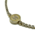 thumbnail image 4 of Pre-Owned CHANEL Coco Mark Choker Necklace Pendant with GP Rhinestones in Gold, A21 S, 4 of 9