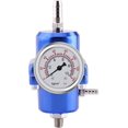 thumbnail image 1 of Regulador de presión de combustible, kit de manguera de manómetro del regulador de presión de combustible, manómetro ajustable de 0-140 psi (azul) Kuyhfg Sin marca, 1 of 5