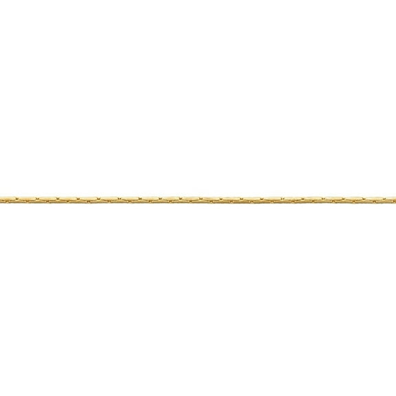 JewelrySupply 1mm Gold Plated Beading Chain (Priced per Foot)