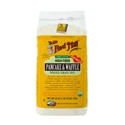 Bobs Red Mill Organic High Fiber Pancake & Waffle Mix, 26 Oz