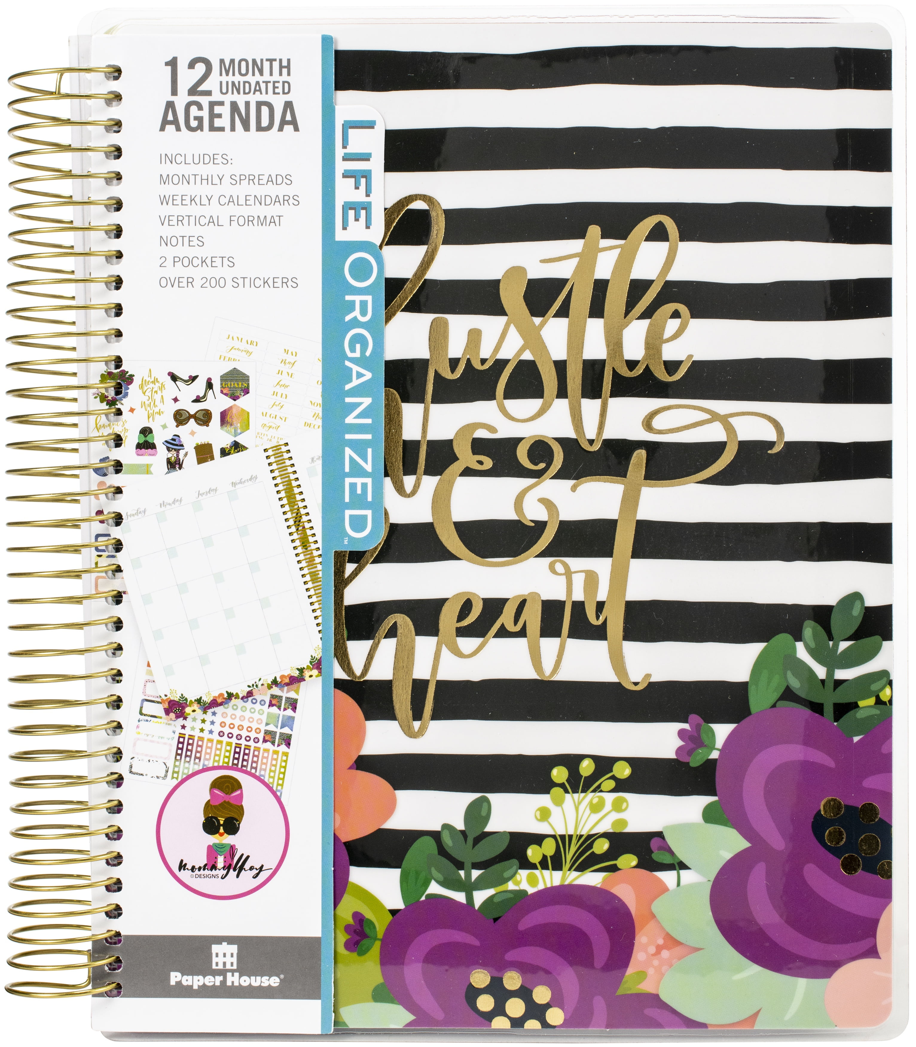 Paper House X Mommy Lhey 12-Month Undated Planner-Hustle