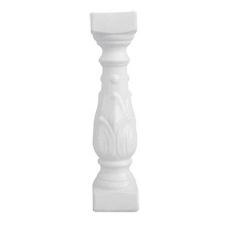 Twist Baluster - Balustrade Part White Ceramic Baluster 24