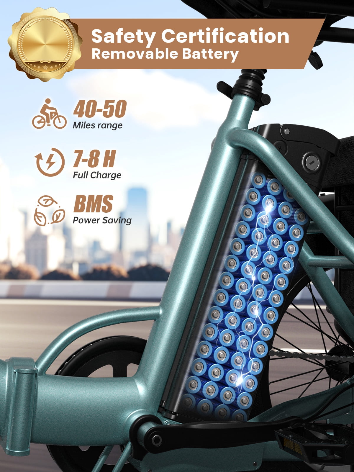 QRONGE Electric Tricycle for Adults 960W 50Miles Range 20 mph 20" Fat Tire Electric Trike 36V 15AH Battery Etrike 3 Wheel Electric Bike Step-Thru Mountain E Bike for Farm Work Travel, UL2849 by SGS