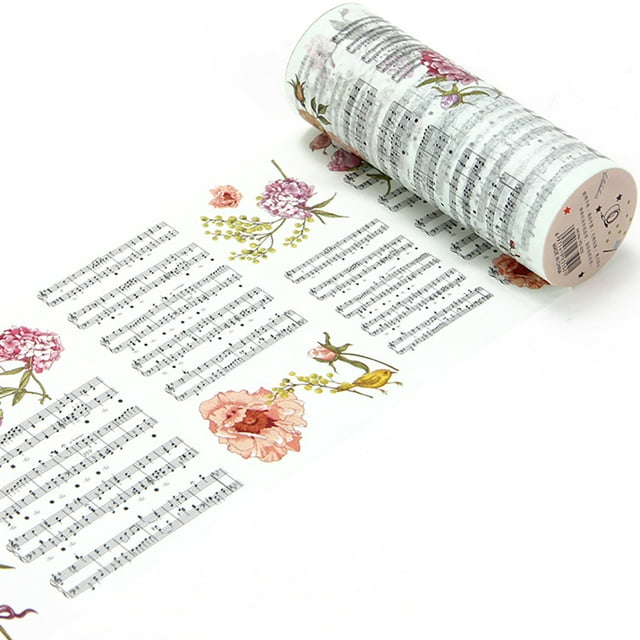 Coofit Craft Tapes Vintage Simple: Adhesive Masking Tapes Planner Tapes for DIY Crafts
