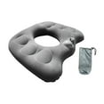 thumbnail image 4 of lionlar Inflatable Donut Pillow Breathable Hollow Portable Comfortable Donut Cushion Gray, 4 of 9