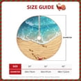 thumbnail image 2 of Fotbe Tropical Beach With Starfish Pattern Christmas Tree Skirt, Tree Skirts Plush Christmas Decorations, Christmas Tree Skirts Xmas Decorations Holiday Party Decor-30", 2 of 6
