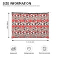 thumbnail image 3 of Cauagu Hockey With Maple Leaves for Tyvek Makeup Bag,Reusable Travel Cosmetic Bag Women Organizer Toiletry Bag Birthday,Gifts for Women Girlfriend Mom Teacher 6.5’’*8.9’’, 3 of 7