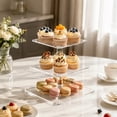 thumbnail image 4 of Acrylic Cupcake Stand for 50 Cupcakes, Tiered Dessert Display Tower with Sturdy Column, Clear Party Serving Platter for Weddings Birthdays and Events, 4 of 7