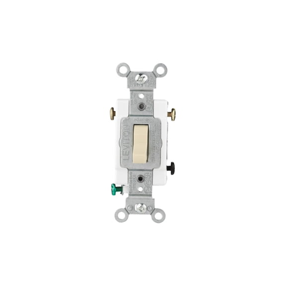 Leviton Commercial Grade Grounded Quiet Switch - Pack of 6