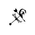 thumbnail image 4 of QualitChoice Premium Metal Weathervane Rotating Wind Direction Indicator Beautiful Garden Decor For Lawns Weather Vane Porch Cottage Surfing 35x75cm, 4 of 6