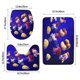 thumbnail image 3 of Rayman Juego de 3 alfombras de baño de coral fleece: tapete de baño + alfombra de inodoro en forma de U + funda de tapa de inodoro en forma de O, 3 of 6