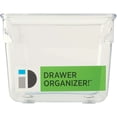 thumbnail image 4 of InterDesign  Clear Linus Drawer Organizer - 4 x 12 x 3, 4 of 4