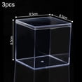 thumbnail image 1 of 3pcs Transparent Acrylic Candy Box Wedding Party Favor Packing Jewelry Storage, 1 of 11