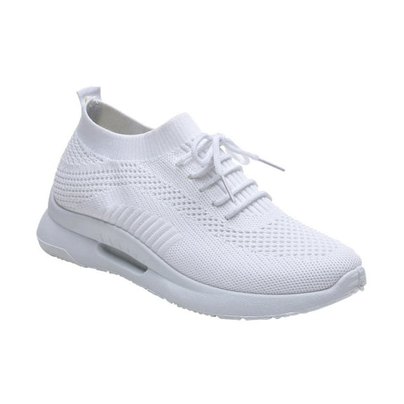 LABSERRON 1 Pair Women Shoes Sneakers White Breathable Comfortable Wearing Rubber Sole