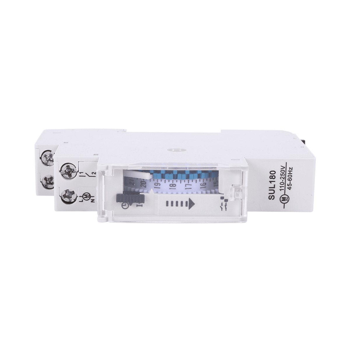 10X SUL180A 15 Minutes Mechanical Timer 24 Hours Programmable Din Rail Timer Time Switch Relay Measurement Analysis,10 * Timer Switch 10 * Instruction manual,Grayish white