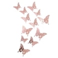 thumbnail image 3 of Cateissary 12 piezas 3D papel hueco pared pegatina decoración calcomanía Festival oro rosa Type3 NO3, 3 of 6
