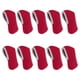 thumbnail image 2 of Paquete de 10 para Cabeza con de Hierro para Golf - de Hierro para Palo de Golf - Material de Neopreno - Elija rojo Macarena Golf Iron Headcover, 2 of 8