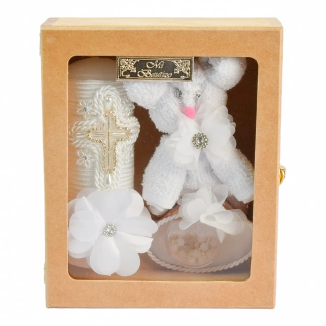 Kit de Vela Bautizo SMK CEREMONIAS 120 Blanco
