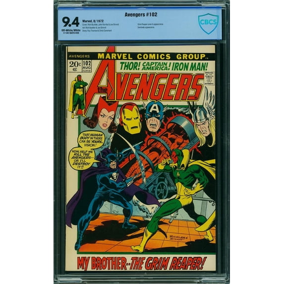 Avengers #102 - CBCS 9.4 Comic Book