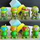 thumbnail image 1 of 4 muñecas de tortuga de anime hechas a mano: decoración de coche perfecta para los amantes del anime., 1 of 3
