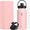 Pink, variant on GEDUX 64 oz Insulated Stainless Steel Water Bottle, Half Gallon Water Bottle with 2-in-1 Chug & Straw Lid and Handle, Leak Proof Wide Mouth Vacuum Tumbler for Gym Travel