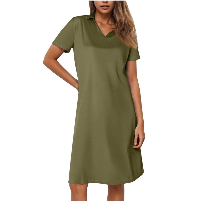 slim fit dress slacks The Classic Fitted Tee Shirt Mini Dress Small