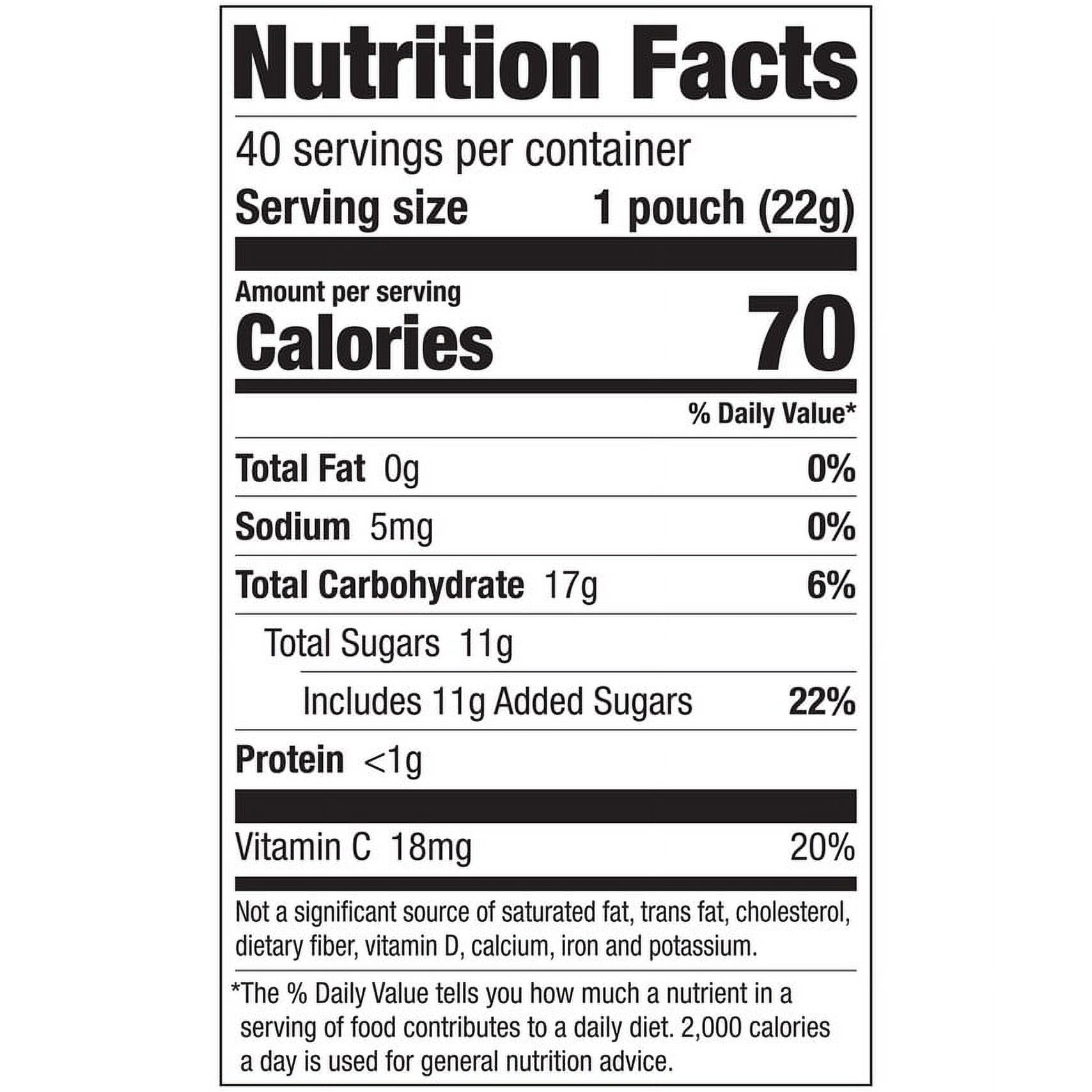 Kellogg's Mixed Berry Fruity Snacks, 0.8 Oz, 40 Count