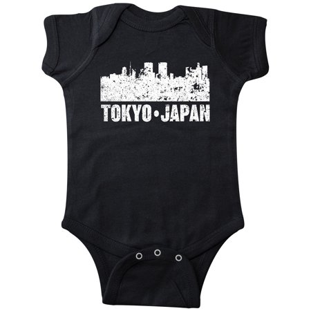 

Inktastic Tokyo Japan City Skyline with Grunge Gift Baby Boy or Baby Girl Bodysuit