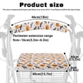 thumbnail image 6 of HELLHERO Pumpkin Bat Walker Seat Cushion Cover Reusable Stain Proof Seat & Backrest Cover Set and Fits Rollators for Elder, 6 of 7