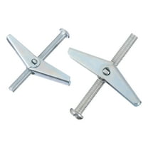 WHAMVOX 2 Sets of  Drywall Anchors Professional Groove Screws Drilling Anchors (Silver)