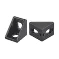 thumbnail image 4 of 20uds Soporte Esquina de Aluminio Unique Bargains 20x20x17mm Negro, 4 of 7