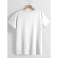 thumbnail image 2 of Camiseta de cuello redondo con estampado del Día de San Patricio de 200 g. Camiseta con estampado gráfico de moda para mujer. Camiseta informal de manga corta con cuello redondo. Ligera y transpirable, 2 of 5