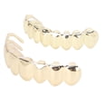 thumbnail image 3 of Hip Hop False Teeth, Golden Hip Hop Teeth Decoration Teeth Decoration Protection  For Halloween Parties For Fashion Shows, 3 of 8