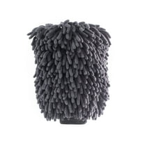 MOTIVITY Chenille Microfiber Car Wash Mitt, Scratch-Free, Lint-Free, Highly Absorbent Cleaning Glove for Cars, Trucks & Motorcycles  Large, Gray